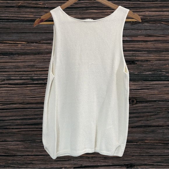 Tribal Cream Relaxed Tank Top - Picture 2 of 5